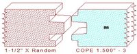 Door Cope & Stick 1-1/2" - 3 Door Cope & Stick 1-1/2" - 3
