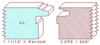 Door Cope & Stick 1-11/16" Door Cope & Stick 1-11/16"