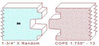 Door Cope & Stick 1-3/4" - 13 Door Cope & Stick 1-3/4" - 13
