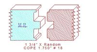 Door Cope & Stick 1-3/4" - 18 Door Cope & Stick 1-3/4" - 18