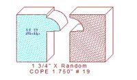 Door Cope & Stick 1-3/4" - 19 Door Cope & Stick 1-3/4" - 19