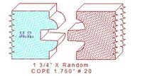 Door Cope & Stick 1-3/4" - 20 Door Cope & Stick 1-3/4" - 20