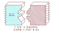 Door Cope & Stick 1-3/4" - 23 Door Cope & Stick 1-3/4" - 23