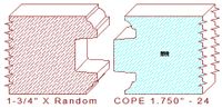 Door Cope & Stick 1-3/4" - 24 Door Cope & Stick 1-3/4" - 24