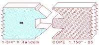 Door Cope & Stick 1-3/4" - 25 Door Cope & Stick 1-3/4" - 25