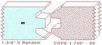 Door Cope & Stick 1-3/4" - 29 Door Cope & Stick 1-3/4" - 29