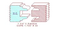 Door Cope & Stick 1-3/4" - 30 Door Cope & Stick 1-3/4" - 30