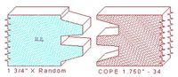 Door Cope & Stick 1-3/4" - 34 Door Cope & Stick 1-3/4" - 34