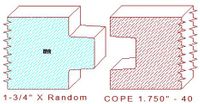 Door Cope & Stick 1-3/4" - 40 Door Cope & Stick 1-3/4" - 40
