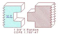 Door Cope & Stick 1-3/4" - 47 Door Cope & Stick 1-3/4" - 47