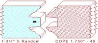 Door Cope & Stick 1-3/4" - 49 Door Cope & Stick 1-3/4" - 49