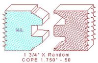 Door Cope & Stick 1-3/4" - 50 Door Cope & Stick 1-3/4" - 50