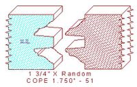 Door Cope & Stick 1-3/4" - 51 Door Cope & Stick 1-3/4" - 51