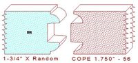 Door Cope & Stick 1-3/4" - 56 Door Cope & Stick 1-3/4" - 56