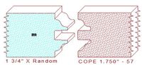 Door Cope & Stick 1-3/4" - 57 Door Cope & Stick 1-3/4" - 57