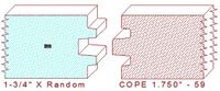 Door Cope & Stick 1-3/4" - 59 Door Cope & Stick 1-3/4" - 59