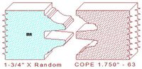 Door Cope & Stick 1-3/4" - 63 Door Cope & Stick 1-3/4" - 63