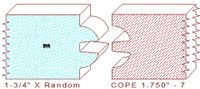 Door Cope & Stick 1-3/4" - 7 Door Cope & Stick 1-3/4" - 7