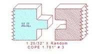 Door Cope & Stick 1-25/32" - 3 Door Cope & Stick 1-25/32" - 3