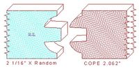 Door Cope & Stick 2-1/16" Door Cope & Stick 2-1/16"