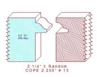 Door Cope & Stick 2-1/4" - 13