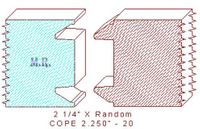 Door Cope & Stick 2-1/4" - 20 Door Cope & Stick 2-1/4" - 20