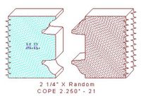 Door Cope & Stick 2-1/4" - 21 Door Cope & Stick 2-1/4" - 21