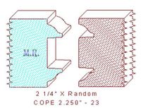 Door Cope & Stick 2-1/4" - 23 Door Cope & Stick 2-1/4" - 23