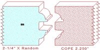Door Cope & Stick 2-1/4" Door Cope & Stick 2-1/4"