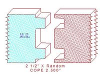 Door Cope & Stick 2-1/2" Door Cope & Stick 2-1/2"