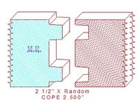 Door Cope & Stick 2-1/2"