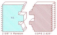 Door Cope & Stick 2-5/8" Door Cope & Stick 2-5/8"