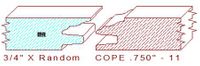 Door Cope & Stick 3/4" - 11