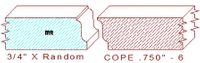 Door Cope & Stick 3/4" - 6 Door Cope & Stick 3/4" - 6