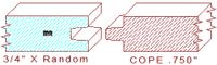Door Cope & Stick 3/4" Door Cope & Stick 3/4"