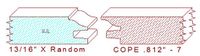 Door Cope & Stick 13/16" - 7 Door Cope & Stick 13/16" - 7