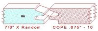 Door Cope & Stick 7/8" - 10 Door Cope & Stick 7/8" - 10