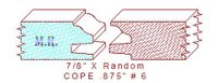 Door Cope & Stick 7/8" - 6 Door Cope & Stick 7/8" - 6