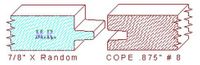 Door Cope & Stick 7/8" - 8 Door Cope & Stick 7/8" - 8