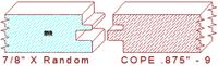 Door Cope & Stick 7/8" - 9 Door Cope & Stick 7/8" - 9