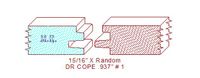 Door Cope & Stick 15/16" - 1 Door Cope & Stick 15/16" - 1