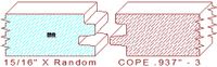 Door Cope & Stick 15/16" - 3 Door Cope & Stick 15/16" - 3