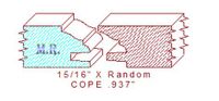 Door Cope & Stick 15/16" Door Cope & Stick 15/16"