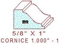 Cornice 1" - 1 Cornice 1" - 1