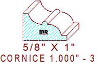 Cornice 1" - 3 Cornice 1" - 3
