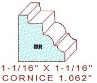 Cornice 1-1/16"