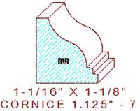 Cornice 1-1/8" - 7 Cornice 1-1/8" - 7