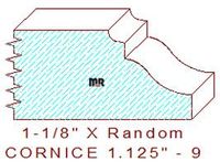 Cornice 1-1/8" - 9