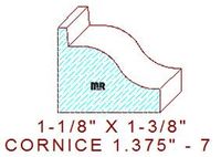 Cornice 1-3/8" - 7 Cornice 1-3/8" - 7