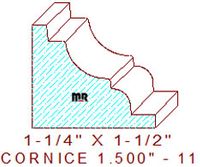 Cornice 1-1/2" - 11 Cornice 1-1/2" - 11